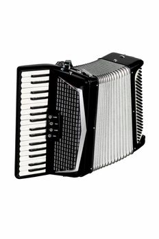 Accordion on white background