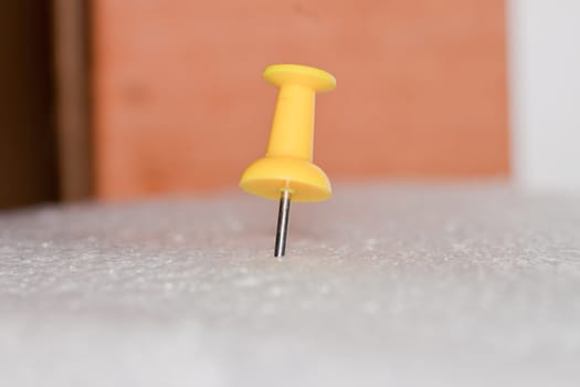 thumbtack isolated on a white background