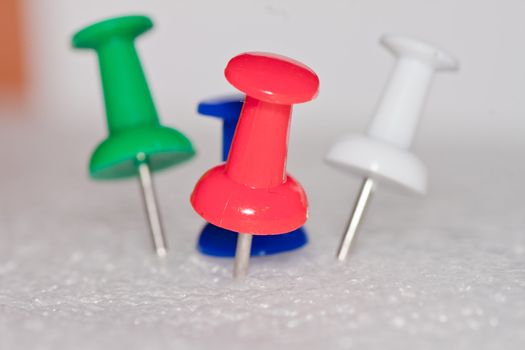 thumbtack isolated on a white background