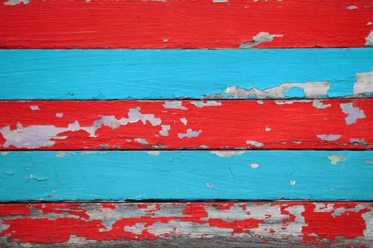 red and blue grunge wood