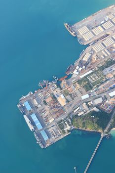 aerial view of durban harbour, Sattahip thailand