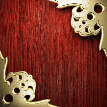 golden background made in 3D