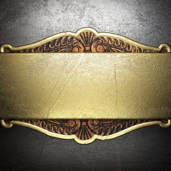 golden background made in 3D