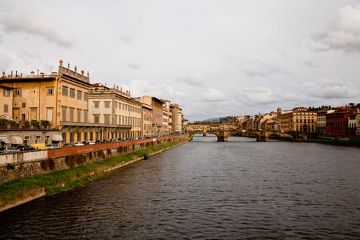 River Arno and old buildings in Florence
