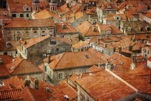 Old roofs of Dubrovnik seen from the old town wall. More of my images worked together to reflect time and age.