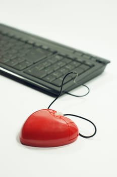 A heart shaped mouse for on-line dating