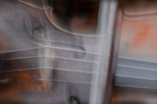 Passion on making music with a violine