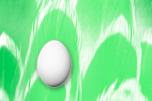 Composing of feather background with white egg