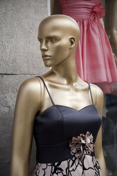 Mannequin outside a shop - Istanbul, Turkey.