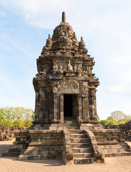 Temple in Candi Sewu complex (means 1000 temples). Builded in 8th Century and it is the second largest Buddhist temple in Java, Indonesia.