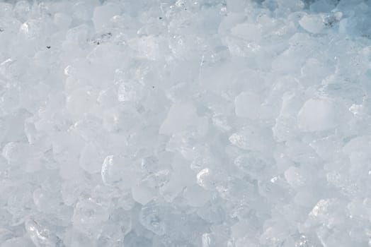 Background of ice pieces