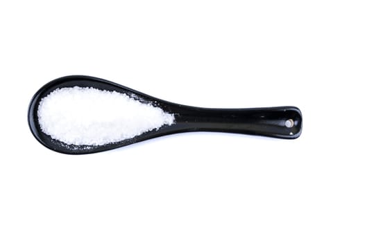 teaspoon salt isolated