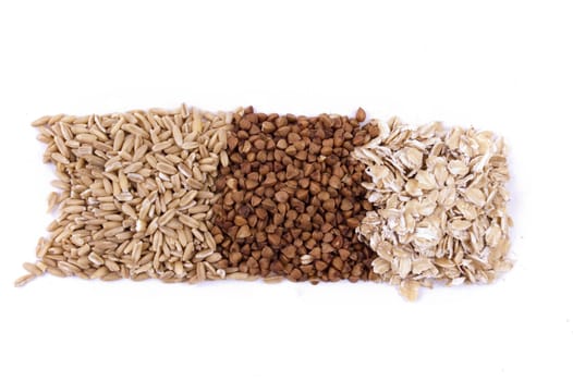 isolated a number of cereals: rice, buckwheat, oatmeal