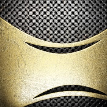 golden background made in 3D