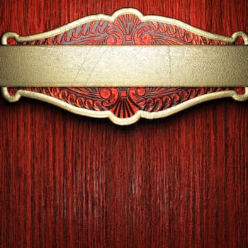 golden background made in 3D
