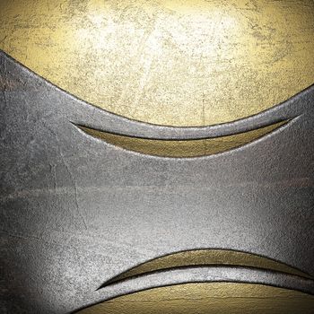 metal on gold made in 3D