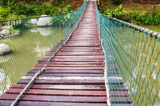 Wood bridge