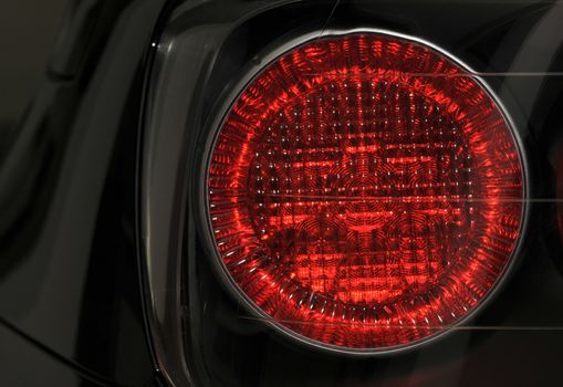 car lamp close-up