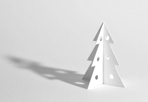 Christmas tree isolated on white