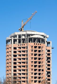 Homes under construction