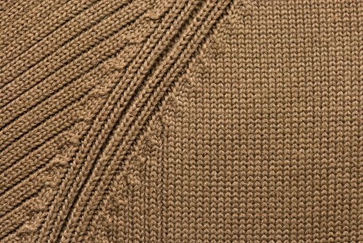 Texture of knitting wool