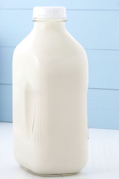 Delicious, nutritious and fresh half gallon Milk Bottle.