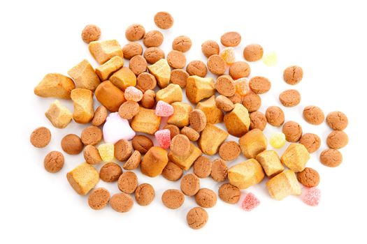 Typical dutch sweets: pepernoten (ginger nuts) for Sinterklaas; celebration at 5 december in the Netherlands