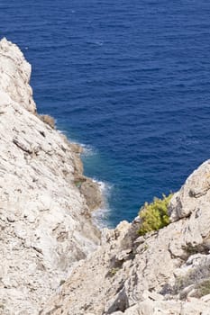 beautiful riffs rock stone sea ocean in summer vacation tropical
