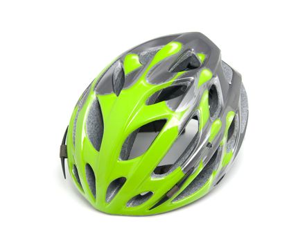 bicycle helmet isolated on white background