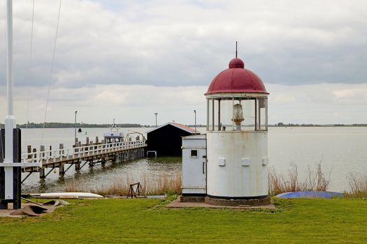 Little Lighthouse in Marken, near Amsterdam in the Netherlands