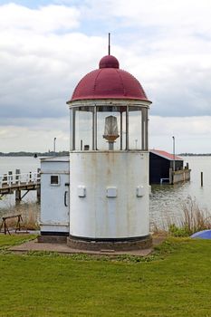Little Lighthouse in Marken, near Amsterdam in the Netherlands