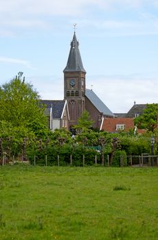 Church in Marken, a village in the Netherlands