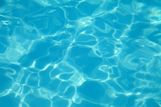 blue water from swim pool can be used as background