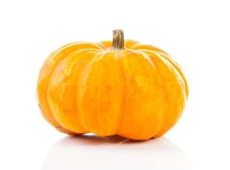 orange pumpkin isolated on white background