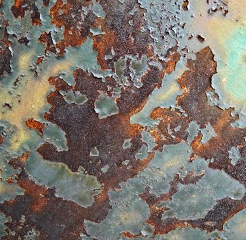 Rusted metal background