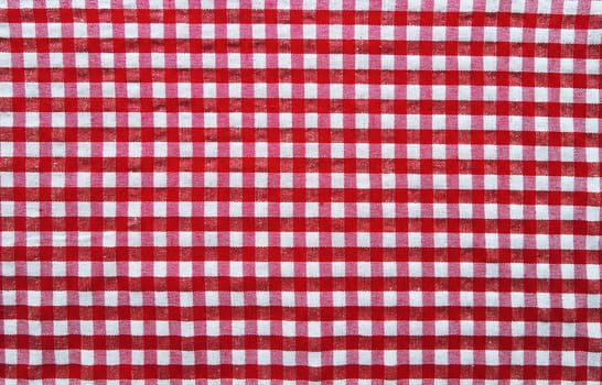 Straight red picnic cloth