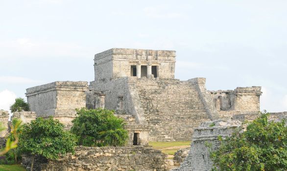 A Mayan Temple Used for Ceremonial purposes in Tulum, Mexico