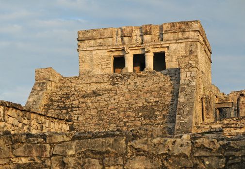 Ancient Mayan Temple for Ceremonies in Tulum, Mexico
