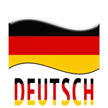 Germany flag illustration