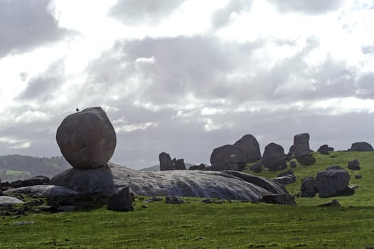 Country of the granite in Australia in Victoria