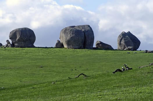 Country of the granite in Australia in Victoria