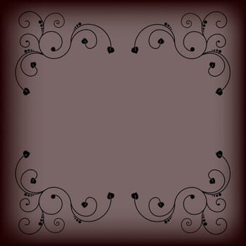 Brown background with beautiful pattern