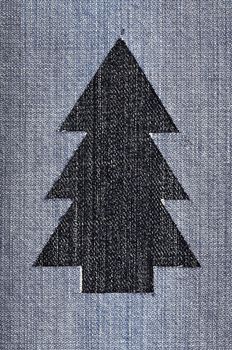 Denim Christmas Tree