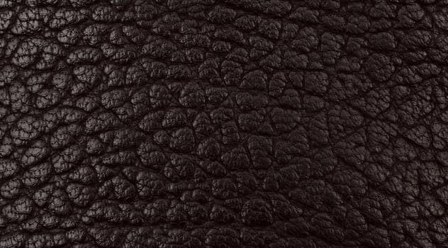 Black leather texture closeup detailed background.