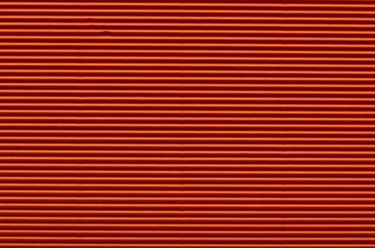 Texture of red corrugated paper for background used