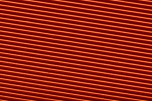 Texture of red corrugated paper for background used