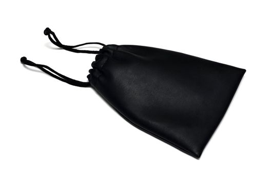 Black bag isolated on white background