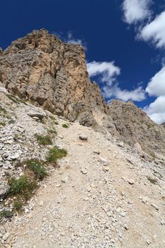 summer view of Gran Cir mount, Trentino  alto Adige, Italy