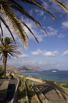 Porto Santo viewpoint, Madeira islands, Portugal, Europe