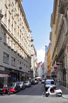 A street in Vien, Austria